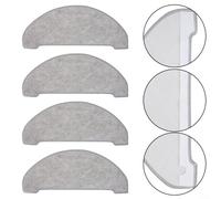 HavenDomicile 8Pcs Replacement Microfiber Mop Cloths,For Vexilar W9 Robot Vacuum Cleaner Washable Mopping Pads For Efficient Floor Cleaning