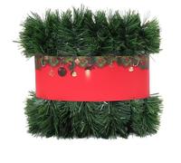 HavenDomicile Artificial Pine Garland 20M, Green PVC Holiday Decorative Wreath, For Home Garden Indoor Outdoor Decor