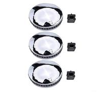 HavenDomicile BBQ Grill Control Knobs 3/5/6 Pack Stainless Steel Look Replacement Parts with Silicone Rin, D-Shaped Valve Stem Compatible No Tools Required 5.7cm Diameter(5.7cm Diameter(3pcs)