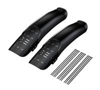 HavenDomicile Bicycle Mudguard Set Front And Rear Fenders With Adjustable Straps Wide Coverage Protection For Mountain Road Cycling Bike Accessories