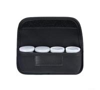 HavenDomicile Compact Camera Film Storage Case for Up to 5 Rolls for Durable Nylon Material with Secure Closure System (Small)