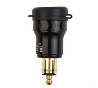 HavenDomicile Dual USB Charger Adapter 4.2A With Waterproof Cover CNC Aluminum Alloy Shell For BMW Motorcycle DIN for Hella Power Socket