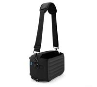 HavenDomicile for EcoFlow River 2 Speaker EVA Travel Case Protective Storage Bag with Adjustable Shoulder Strap for Outdoor Camping Portable Audio Equipment Black