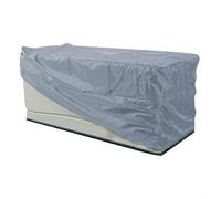 HavenDomicile Outdoor Storage Cabinet Cover 210D Oxford Cloth Waterproof Furniture Protector for Garden Patio Deck Box 2 Sizes Green Gray Weather Resistant(Grey 123x62x55cm)