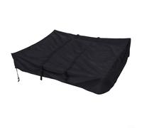 HavenDomicile PersistentGear Car Roof Tent Cover Protective Dust Cover Sun Protection Waterproof 420D Oxford Cloth Portable Foldable with Storage Bag for Camping Travel 143x120x28cm Black(A)
