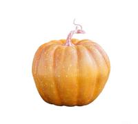 HavenDomicile Realistic Foam Pumpkin Display Props Indoor Autumn Harvest Table Centerpiece Decorative Ornament(17cmOrange)