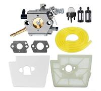 HavenDomicile Replacement Carburetor Kit Lawnmower Engine Parts with Air Filter Fuel Pipe for FS160 FS180 FS220 FR220 FS280 FS290 Models