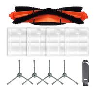 HavenDomicile Replacement Kit For BPMIO B20 Robot Vacuum Cleaner With Main Roller Brush, 4 Side Brushes, 4 HEPA Filters And Cleaning Tool