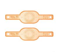 HavenDomicile Silicone Bread Liner Baking Mat With Extra Long Handles For Dutch Oven Non-Stick Sourdough Dough Bakeware Heat Resistant Cooking Sheet Grey Orange 2 Pack(Orange)