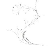 HavenDomicile Silver For Champagne Glitter Christmas Tree Vine Garland, 180Cm Plastic Holiday Decoration For Festive Home Décor (Silver)