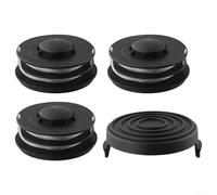 HavenDomicile Spools Cap Cover And Trimmer Head Kit With 2 X 5M Nylon Line, For Einhell GC-ET 4530 And GE-CT 4530 Electric Lawn Trimmers
