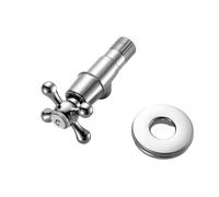 HavenDomicile Triangle Brass Angle Valve Quarter Turn Water Stop Valve Manual Control for Bathroom Kitchen Balcony Toilet Basin Connection
