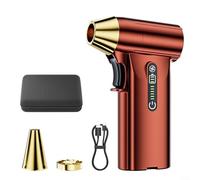 HavenDomicile Turbo Fan,Violent High Speed Brushless Motor 130000RPM Portable Blower Dust Collector 52M/s Airflow For Outdoor Equipment(Red)