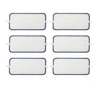 HavenDomicile Vacuum Cleaner Mop Cloth Kit Washable Mop Pad Refills Floor Mopping Supplies For Swiffer For WetJet(6 PACK)