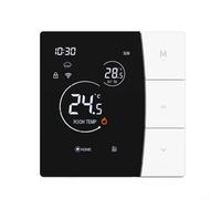 HavenDomicile WiFi Smart Thermostat Controller Electric Floor Heating Gas Boiler With Remote Control For Tuya App Voice Temperature Management(White 16A-WIFI)