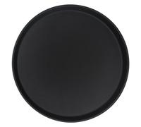 Havendro 1 Black Round Non-Slip Serving Tray Dinner Barware 40.5cm Havendro Black