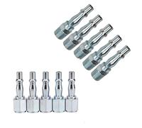 Havendro 10Pcs Air Line Fitting Set Female Male Thread PCL in Silver Havendro Silver