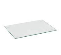 Havendro 1x Clear 50x40cm Glass Chopping Board Kitchen Cutting Worktop Saver | Size: 50x40 cm Havendro Clear 50x40 cm