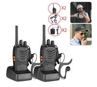 Havendro 2 Baofeng BF-88E 400-470MHz Walkie Talkie Long Range in Black | Size: 1000mm x 400mm Havendro Black 1000mm x 400mm