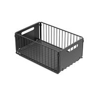 Havendro 2pc Extendable Slide Out Kitchen Cabinet Storage Drawers in Black Havendro Black