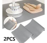 Havendro 2PCS 5M Non-Slip Draw Mat Shelf Kitchen Cupboard Drawer Mats in Grey Havendro Grey