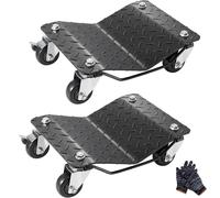 Havendro 2PCS Car Tyre Skate Wheel Dolly Vehicle Positioning Trolley in Black Havendro Black