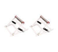 Havendro 2Pcs Cutting Machine Support Frame Table Saw Stand Adjustable in White Havendro White