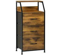 Havendro 3-Drawer Storage Cabinet with Display Shelves - Industrial Design Havendro Multicolor