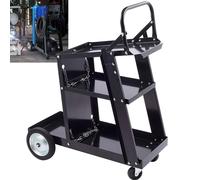 Havendro 3 Tier Welding Cart Trolley Welder 80kg Storage in Black Havendro Black