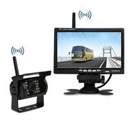 Havendro 7" LCD Monitor Wireless Car Reversing Camera For Bus Truck Van in Black Havendro Black
