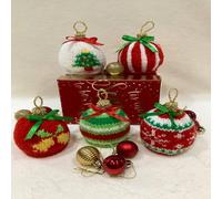 Havendro Bauble Knit Pattern - Choc Orange Covers, King Cole DK Havendro Multicolor