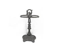 Havendro Cast Iron Umbrella Stand Antique Victorian Stand Umbrella Holder in Dark Grey Havendro Dark Grey