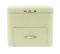 Havendro Electroplating Bread Storage Box Bread Bins Bread Fresh Keeper in Green Havendro Green