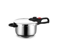 Havendro GEEPAS 4L Stainless Pressure Cooker - Induction-Compatible Cookware in Silver Havendro Silver