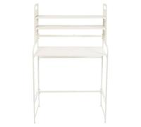 Havendro Laundry Shelf Expandable Over Toilet Washing Machine Storage Rack in White Havendro White