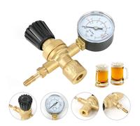 Havendro Mini MIG Regulator w/Gauge for Disposable Argon/CO2 in Gold Havendro Gold