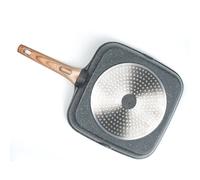 Havendro Non Stick 3 in 1 Grill Pan Multi Section Breakfast in Grey Havendro Grey