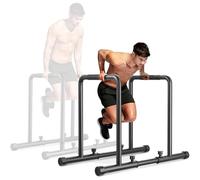Havendro Parallel Bar Dip Station Heavy Tudy Dip Bars Equipment in Black Havendro Black