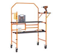 Havendro Portable Mobile Work Platform Scaffold Platform with Wheels Havendro Multicolor