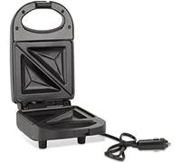 Havendro Portable Sandwich Maker 24v Travel Toastie Press Non Stick in Black Havendro Black