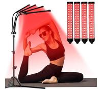Havendro Red Light Therapy Lamp Adjustable Infrared Lamp With Timer In Black Black