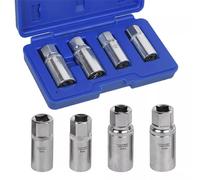 Havendro Stud Extractor Socket Set 6-8-10-12mm Removal Tool UK in Silver Havendro Silver