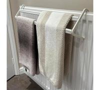 Havendro Twin Pack 2 Bar Radiator Airer Towel Drying Rack in White | Size: 110 cm x 15 cm Havendro White 110 cm x 15 cm