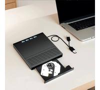 Havendro Typ-C Externer DVD Player Externer DVD CD Brenner in Black Havendro Black