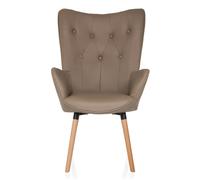 HAVENIO I - Upholstered armchair Brown