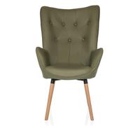 HAVENIO I - Upholstered armchair Green