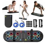 HAVENITY Plank Board & Push Up Board 22-in-1 with Resistance Bands - Core Trainer with Foam Elbow Pads, Foldable Home Gym Equipment for Men & Women