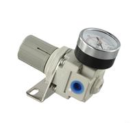 HavenlyCove Adjustable Air Pressure Regulator 0-145 PSI Compressed Air System Control With Gauge 1/4 3/8 1/2 NPT Connection For Workshop Pneumatic Tools Air Compressor (Thread diameter 3/8)