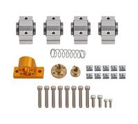 HavenlyCove CNC 3018 Pro X-Axis Upgrade Kit With SCS12VUU Linear Motion Ball Block Bearings T8 Lead/Screw Nut Assembly Compatible With 3018 Pro CNC Router Machine (3018pro SCV10VUU)