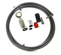 HavenlyCove Hydraulic Brake Hose Kit 2m for SRAM Code for rsc Level for tlm Disc Brake Oil Tube with Olive Insert Connectors for Mountain Bike Repair(black)